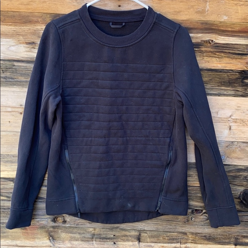 Lululemon | Fleece Be True Black Sweater size 4
